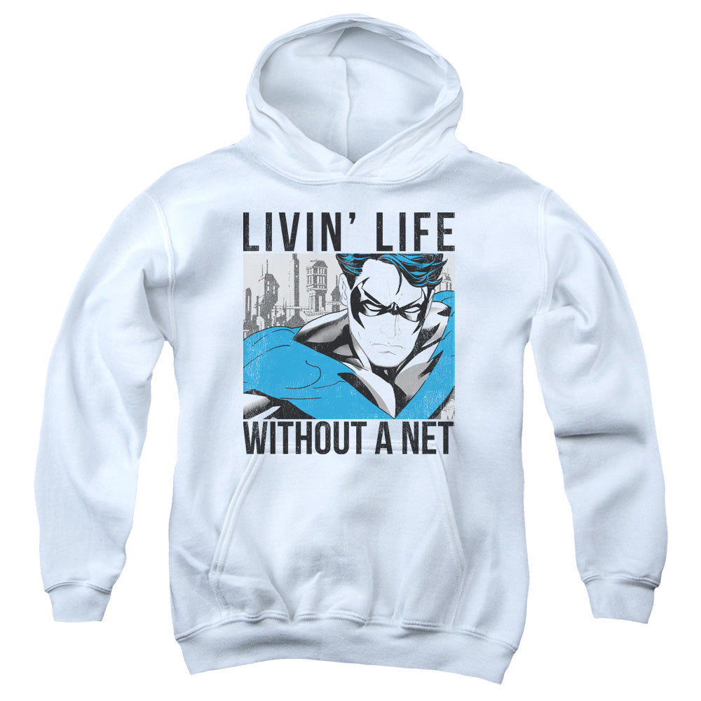 Batman - Without A Net Youth Pull Over Hoodie - Forces Of Mankind