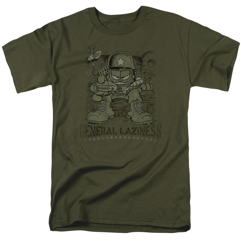 Garfield™ Shirt - Officially Licensed - Adult Unisex Short Sleeve T-Shirt - General Laziness