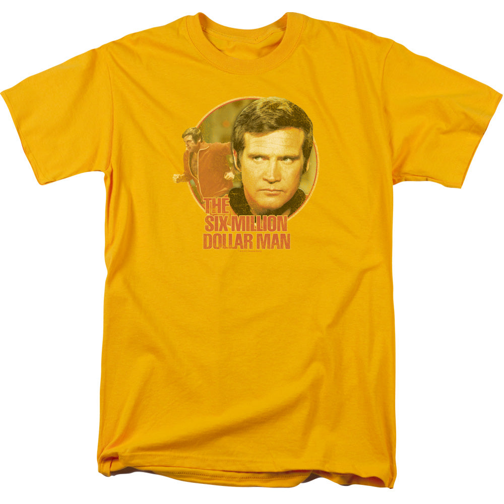 Six Million Dollar Man™ Shirt - Officially Licensed - Run Faster - Adult Unisex Short Sleeve T-Shirt