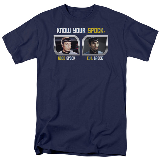 Star Trek: The Original Series™ Tv Show Shirt - Officially Licensed - Know Your Spock - Adult Unisex Short Sleeve T-Shirt