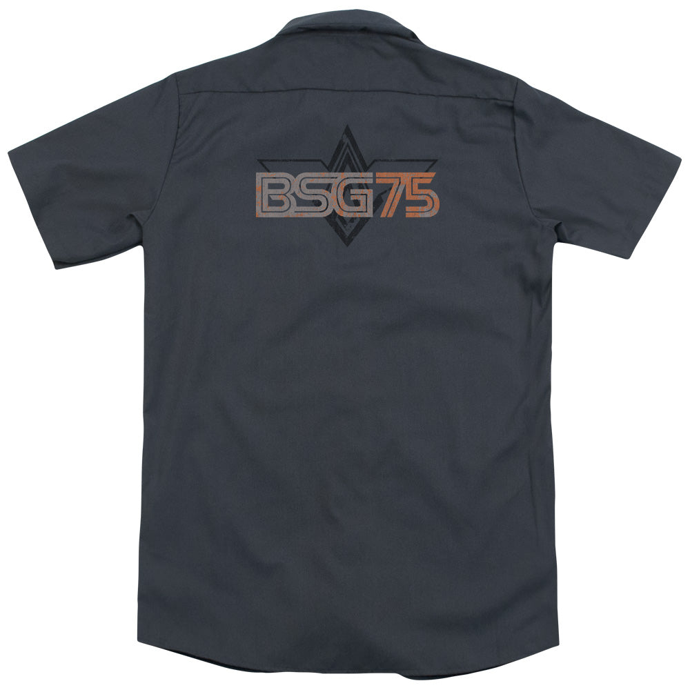 Battlestar Galactica - Bsg75 - Adult Short Sleeve Work Shirt - Dickies Brand