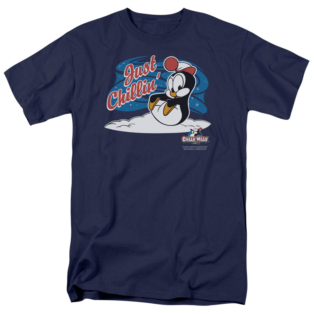 Chilly Willy™ Shirt - Officially Licensed - Just Chillin - Adult Unisex Short Sleeve T-Shirt