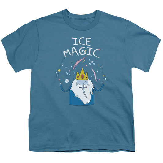 Adventure Time - Youth Kids T-Shirt (Ages 7+) - Short Sleeve Youth T Shirt - Ice Magic - Officially Licensed - S M L XL