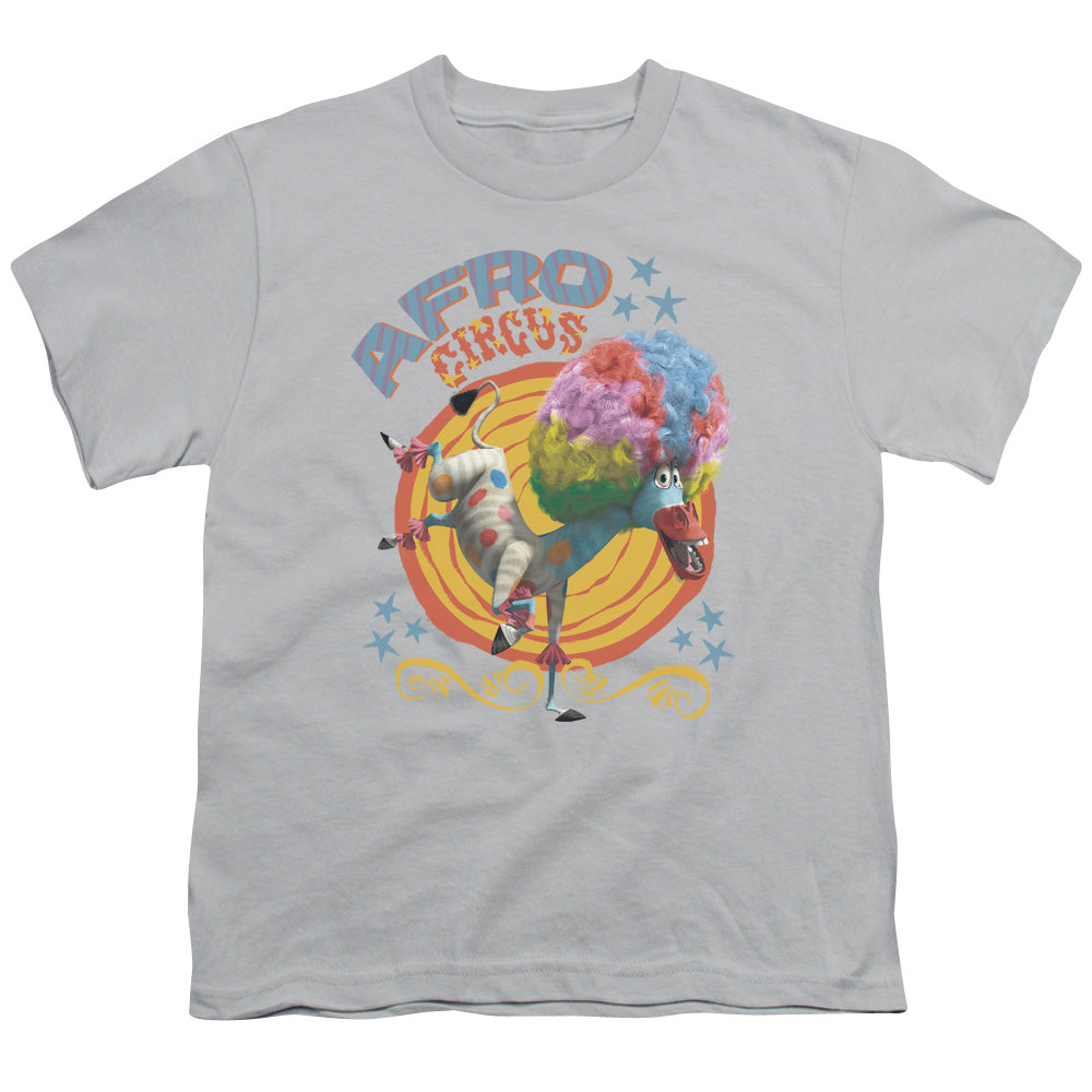 Madagascar - Youth Kids T-Shirt (Ages 7+) - Short Sleeve Youth T-Shirt Tee - Afro Circus - Officially Licensed