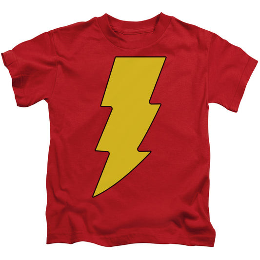 The Flash™ - Juvenile Kids T-Shirt (Ages 4-7) - Juvenile T Shirt - Shazam Logo - Lightning - Officially Licensed - Size 4 5 6 7