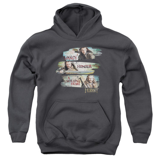 The Hobbit™ Youth Kids Hoodie (Ages 7+) - Officially Licensed - Loyalty And Honour - Youth Kids Pull Over Hoodie