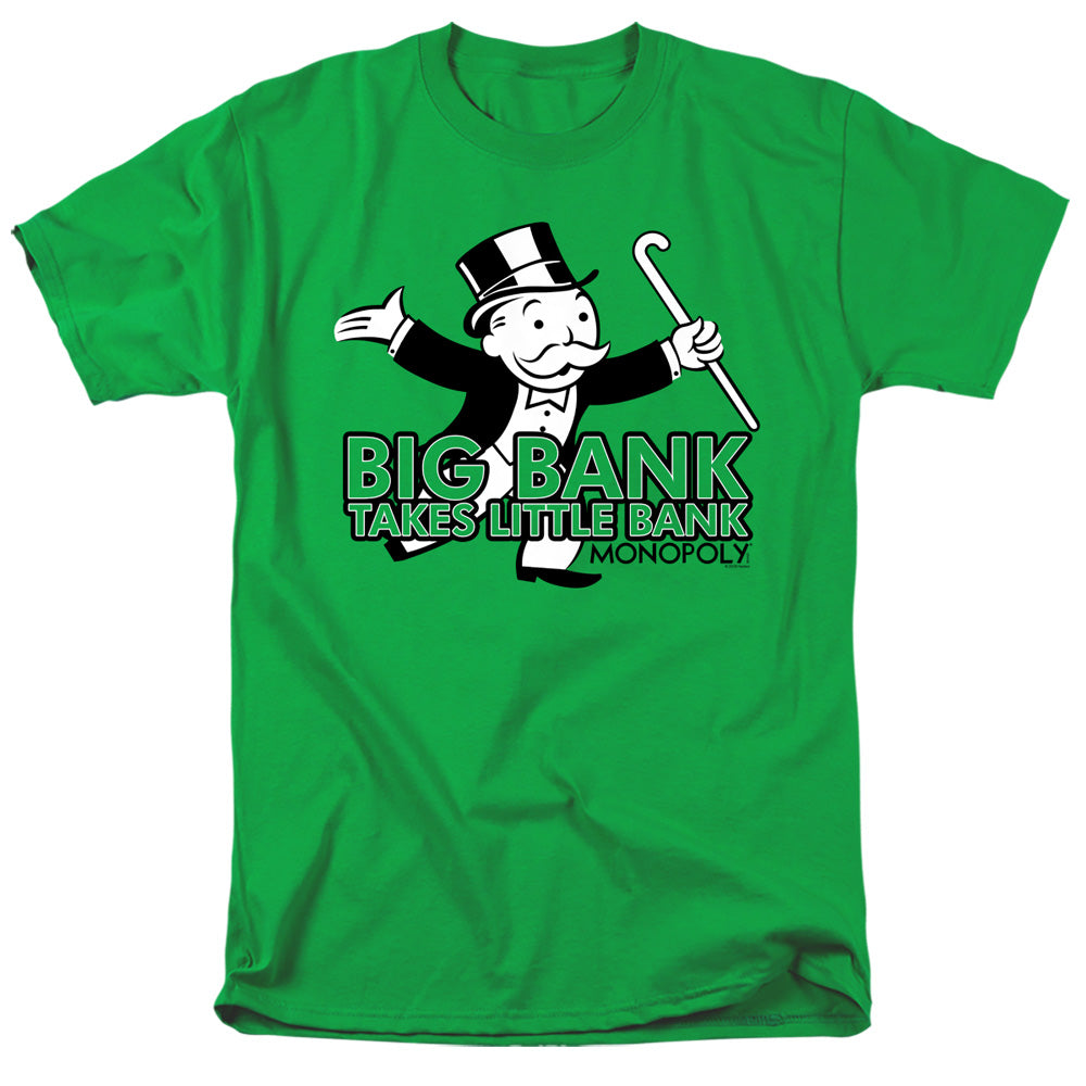 Monopoly™ Shirt - Officially Licensed - Big Bank - Adult Unisex Short Sleeve T-Shirt