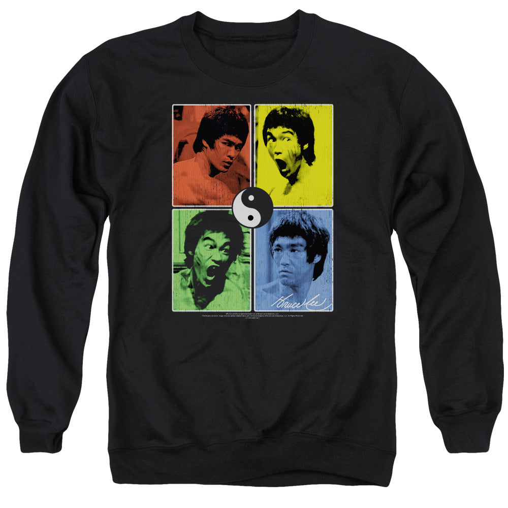 Bruce Lee™ Sweatshirt - Officially Licensed - Enter Color Block - Adult Unisex Crewneck Sweatshirt