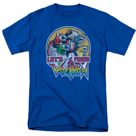 Voltron™ Shirt - Officially Licensed - Let's Form - Adult Unisex Short Sleeve T-Shirt