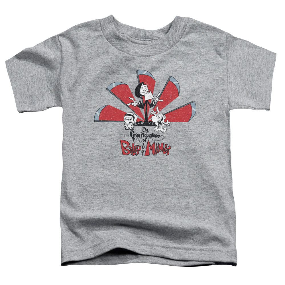 Grim Adventures Of Billy And Mandy™ - Toddler Kids Shirt (Ages 2-4) - Grim Adventures - Toddler Short Sleeve T-Shirt - Size 2t 3t 4t
