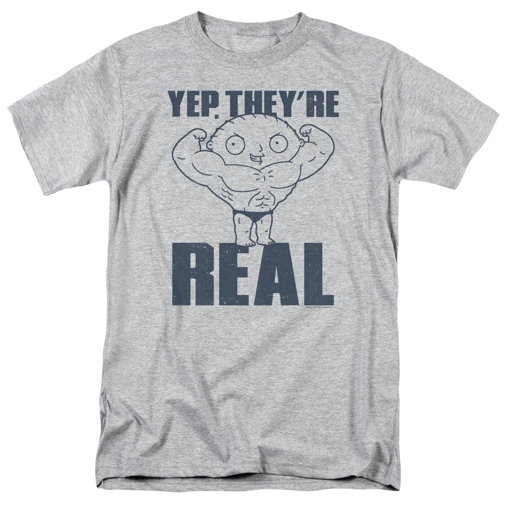 Family Guy™ Shirt - Officially Licensed - Adult Unisex Short Sleeve T-Shirt - Real Build
