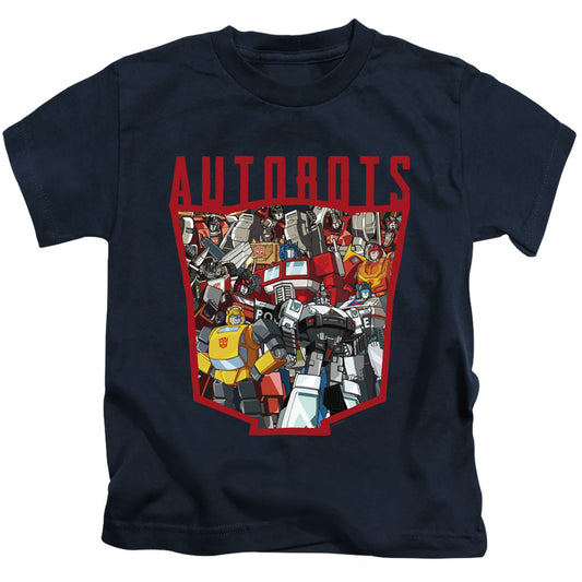 Transformers™ Kids Shirt (Ages 4-7) - Officially Licensed - Autobot Collage - Short Sleeve Juvenile Kids T-Shirt - Size 4 5 6 7