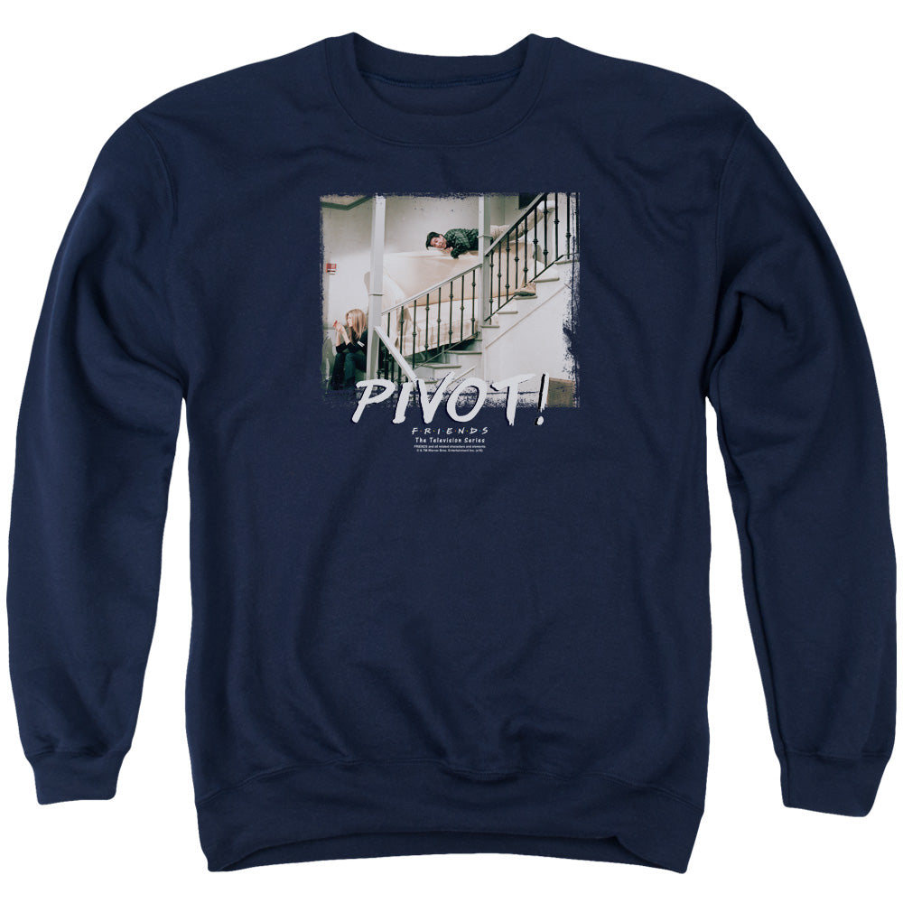 Friends - Pivot Adult Crewneck Sweatshirt - Forces Of Mankind