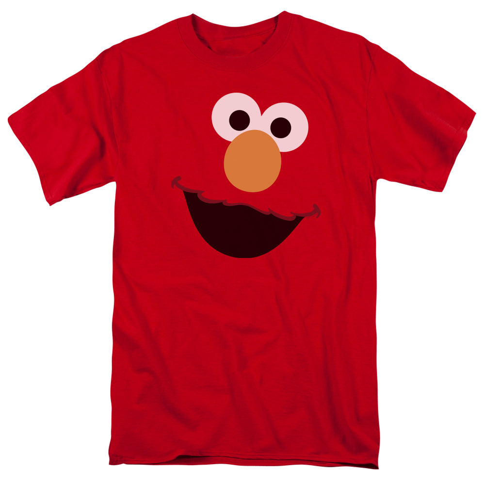 Sesame Street™ Shirt - Adult Unisex Short Sleeve T-Shirt - Officially Licensed - Elmo Face - S M L XL 2X 3X 4X 5X