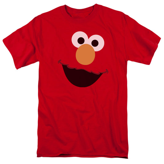 Sesame Street™ Shirt - Adult Unisex Short Sleeve T-Shirt - Officially Licensed - Elmo Face - S M L XL 2X 3X 4X 5X