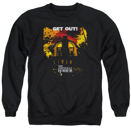 Amityville Horror - Get Out Adult Crewneck Sweatshirt - Forces Of Mankind
