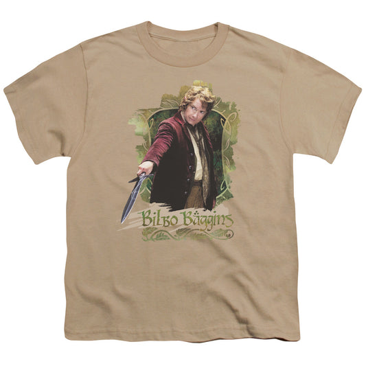 The Hobbit™ - Youth Kids T-Shirt (Ages 7+) - Short Sleeve Youth T Shirt - Bilbo Baggins - Officially Licensed - S M L XL