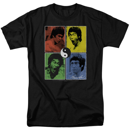 Bruce Lee™ Shirt - Officially Licensed - Adult Unisex Short Sleeve T-Shirt - Martial Arts Shirt - Kung Fu Shirt - Enter Color Block