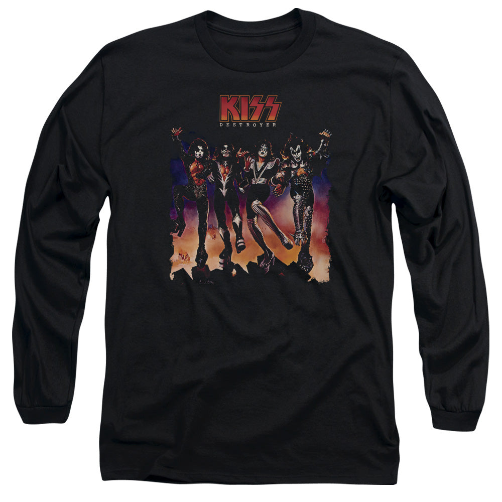 KISS™ Long Sleeve Shirt - Destroyer Cover - Officially Licensed - Adult Unisex Long Sleeve T-Shirt
