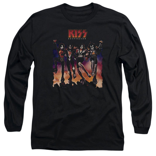 KISS™ Long Sleeve Shirt - Destroyer Cover - Officially Licensed - Adult Unisex Long Sleeve T-Shirt