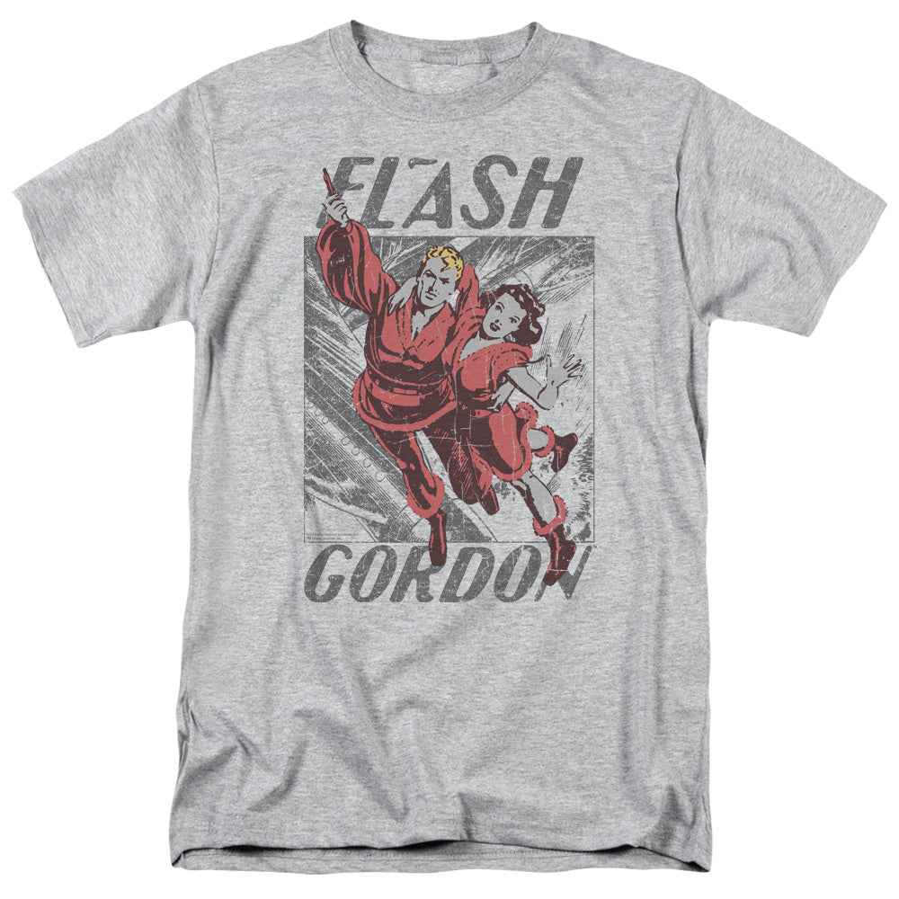 Flash Gordon™ Vintage Movie Shirt - Officially Licensed - Adult Unisex Short Sleeve T-Shirt - To The Rescue