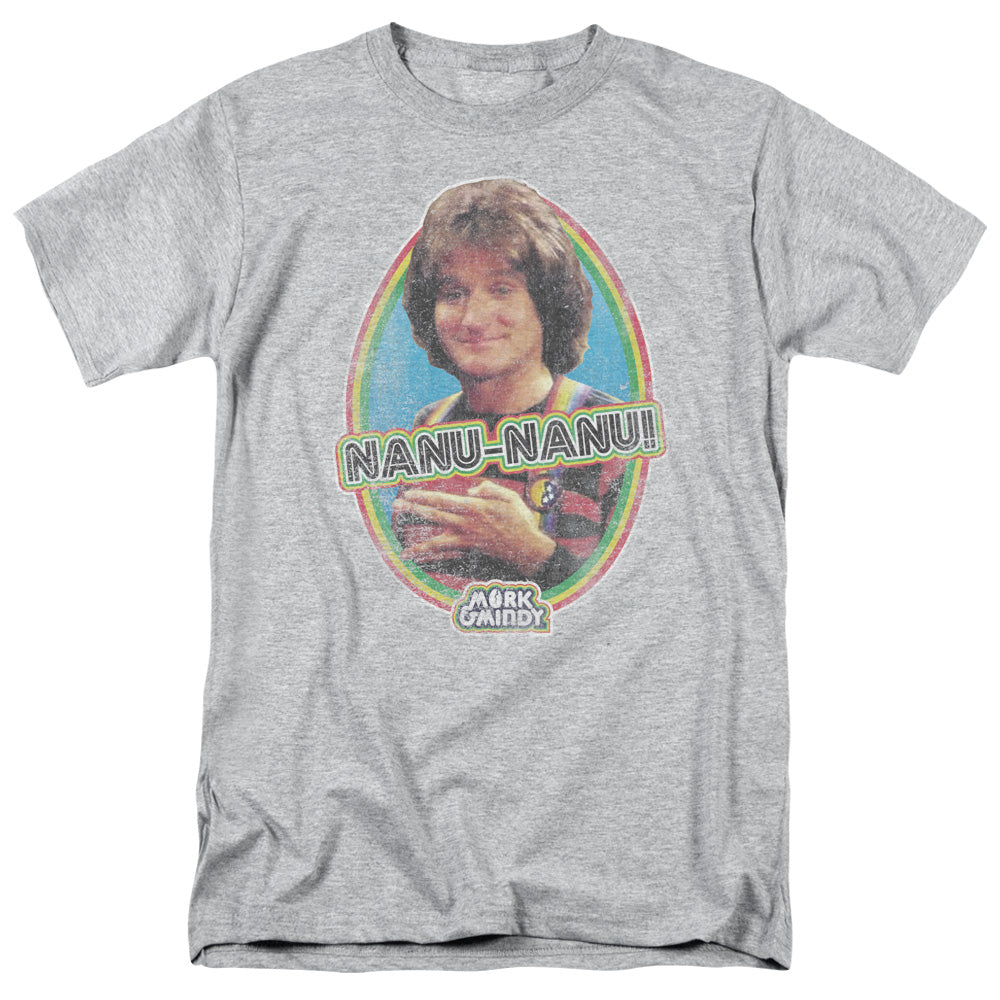 Mork & Mindy™ Shirt - Officially Licensed - Nanu Nanu - Adult Unisex Short Sleeve T-Shirt