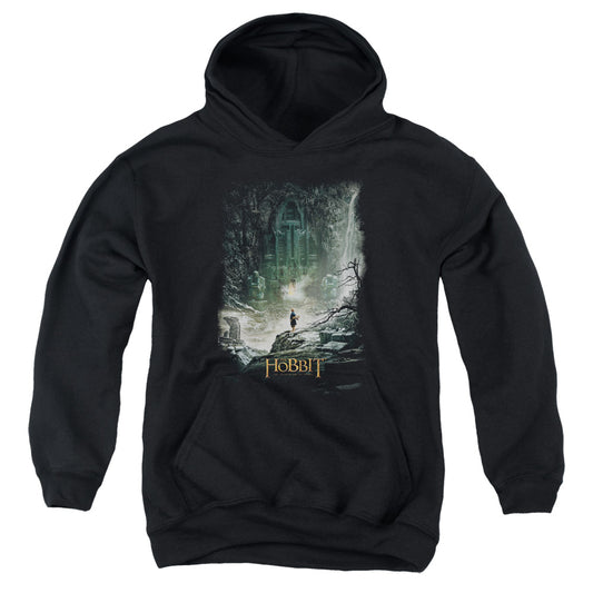 The Hobbit™ Youth Kids Hoodie (Ages 7+) - Officially Licensed - At Smaug's Door - Youth Kids Pull Over Hoodie