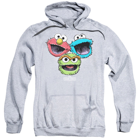 Sesame Street™ Adult Hoodie - Officially Licensed - Halftone Heads - Adult Pull Over Hoodie
