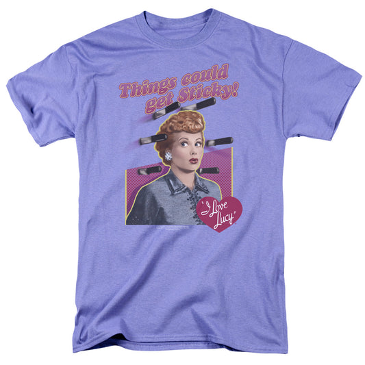 I Love Lucy™ Tv Show Shirt - Officially Licensed - Adult Unisex Short Sleeve T-Shirt - Things Could Get Sticky