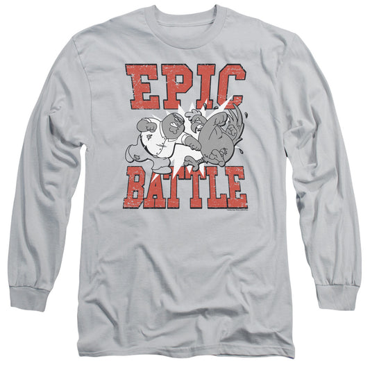 Family Guy - Epic Battle - Unisex Adult Long Sleeve T-Shirt - Peter Griffin, Stewie, Cartoon, Netflix, HBO, Film, TV, Vintage