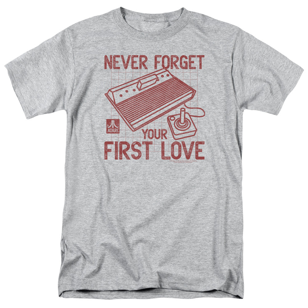 Atari™ Shirt - Officially Licensed - Game Shirt - Geek Shirt - Gamer Shirt - Gaming Shirt - Streamer Shirt - Adult Unisex Short Sleeve T-Shirt - First Love