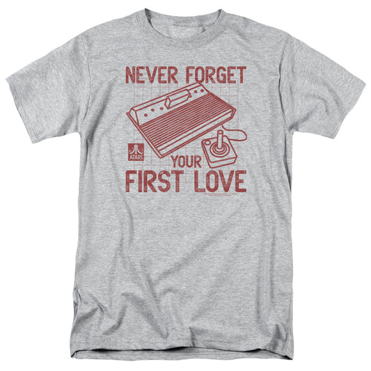 Atari™ Shirt - Officially Licensed - Game Shirt - Geek Shirt - Gamer Shirt - Gaming Shirt - Streamer Shirt - Adult Unisex Short Sleeve T-Shirt - First Love