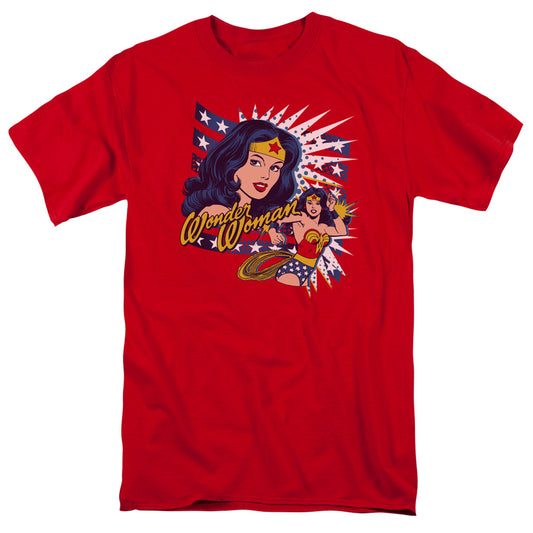 Wonder Woman™ Retro Shirt - DC Comics Vintage - Officially Licensed - Adult Unisex Short Sleeve T-Shirt - Pop Art