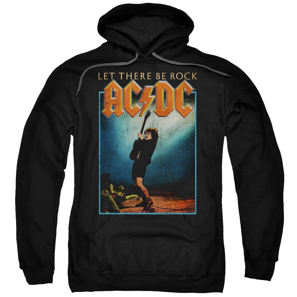 Acdc - Let There Be Rock Adult Pull Over Hoodie - Forces Of Mankind