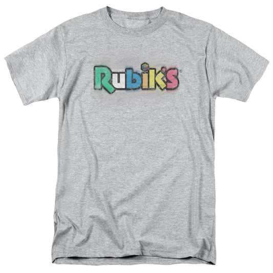 Rubik's Cube™ Shirt - Officially Licensed - Old School Print - Adult Unisex Short Sleeve T-Shirt