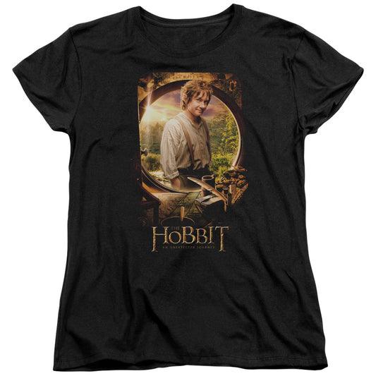 The Hobbit - Bilbo Poster Short Sleeve Women's Tee