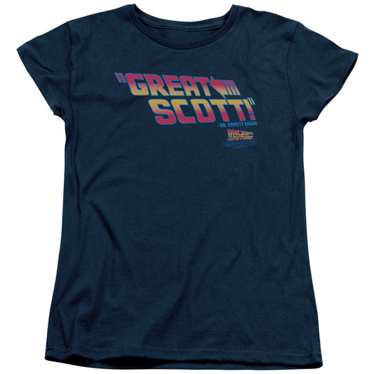 Back To The Future - Great Scott Short Sleeve Women's Tee - Forces Of Mankind