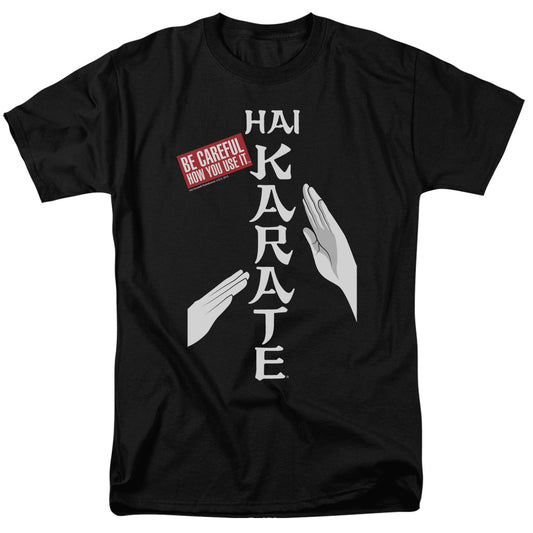 Hai Karate Shirt - Be Careful - Vintage Movie TV Shirt - Adult Unisex Short Sleeve T-Shirt - Officially Licensed