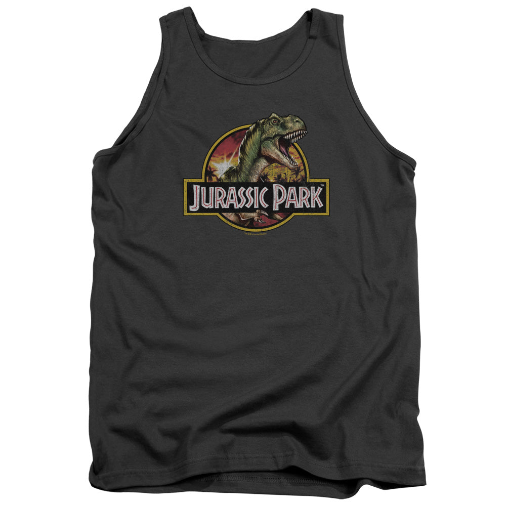 Jurassic Park - Retro Rex Adult Tank - Forces Of Mankind