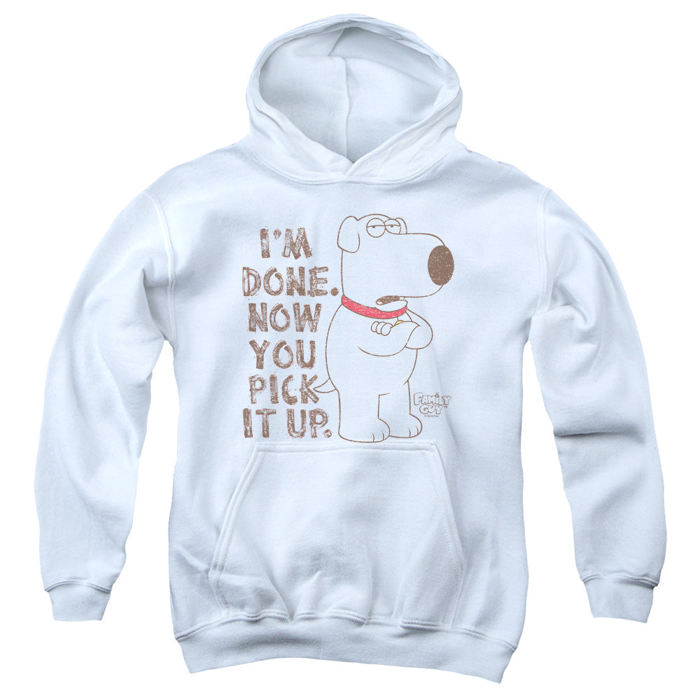Family Guy™ Youth Kids Hoodie (Ages 7+) - Officially Licensed - Pick It Up - Youth Pull Over Hoodie