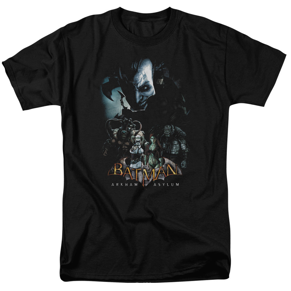 Batman: Arkham Asylum™ Shirt - Officially Licensed - Five Against One - Adult Unisex Short Sleeve T-Shirt