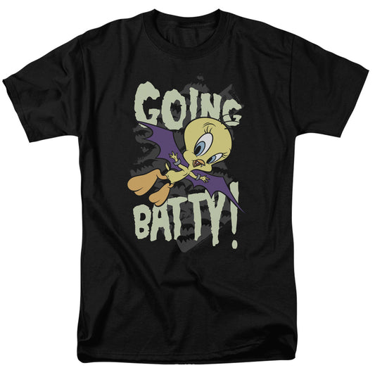 Looney Tunes™ Shirt - Officially Licensed - Tweety Bird Shirt - Going Batty - Adult Unisex Short Sleeve T-Shirt