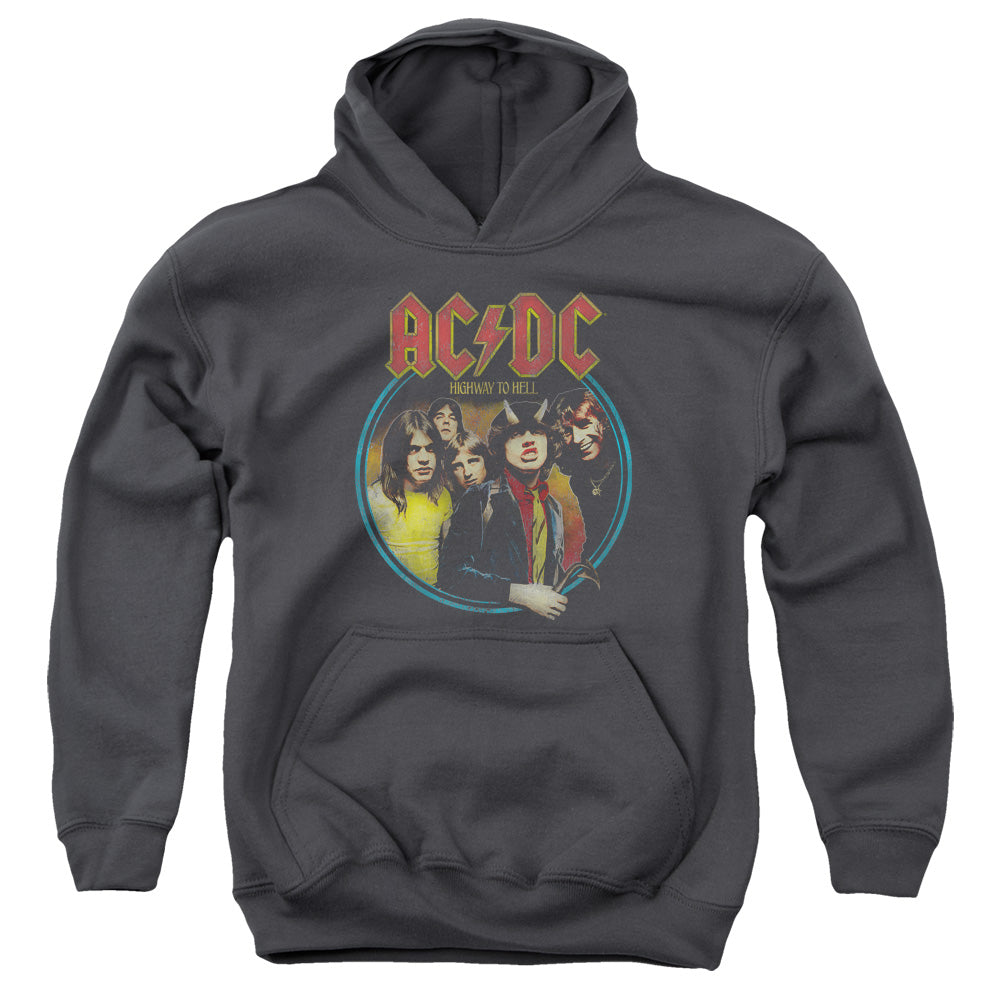 Acdc - Highway To Hell Youth Pull Over Hoodie - Forces Of Mankind