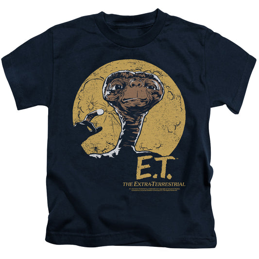 E.T.™ - Kids T-Shirt (Ages 4-7) - Moon Frame - Officially Licensed - Short Sleeve Juvenile Kids T Shirt - Size 4 5 6 7