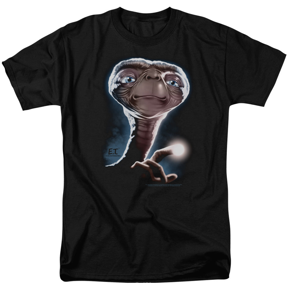 E.T.™ Movie Shirt - Officially Licensed - Adult Unisex Short Sleeve T-Shirt - Alien, The Extra Terrestrial - Portrait