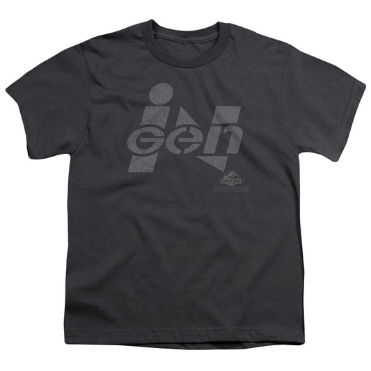 Jurassic Park - Ingen Logo Short Sleeve Youth 18/1 - Forces Of Mankind