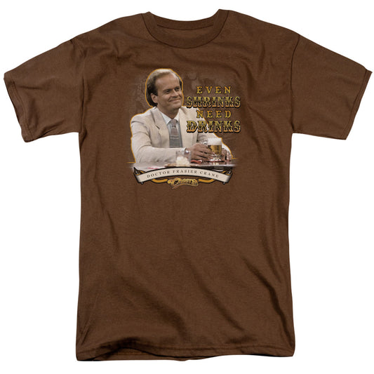 Cheers™ TV Show Shirt - Officially Licensed - Shrink Drinking - Adult Unisex Short Sleeve T-Shirt