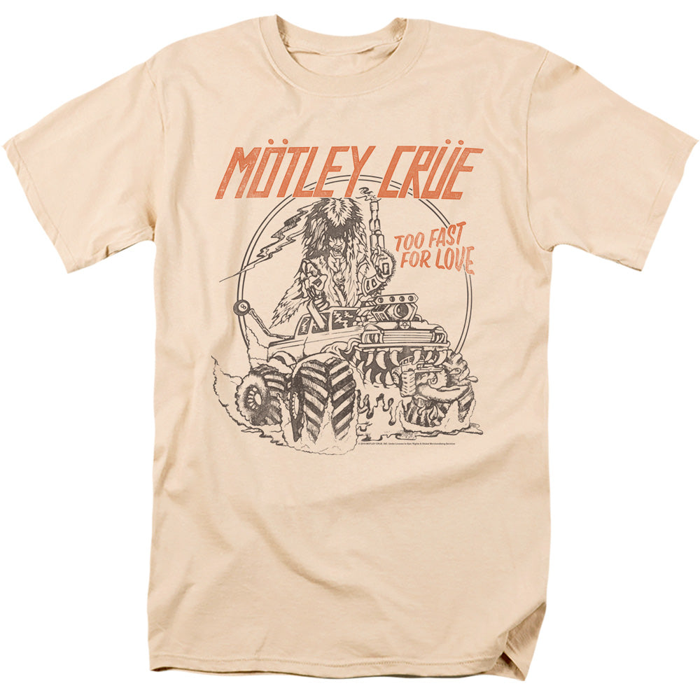 Motley Crue™ Band Shirt - Officially Licensed - Too Fast For Love - Adult Unisex Short Sleeve T-Shirt