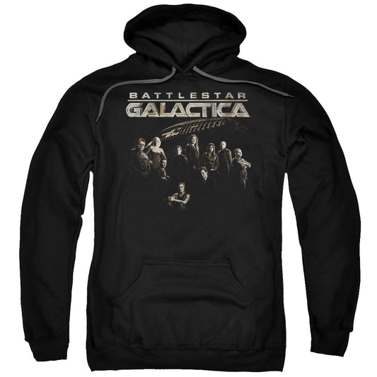 Battlestar Galactica - Battle Cast - Unisex Adult Pull Over Hoodie