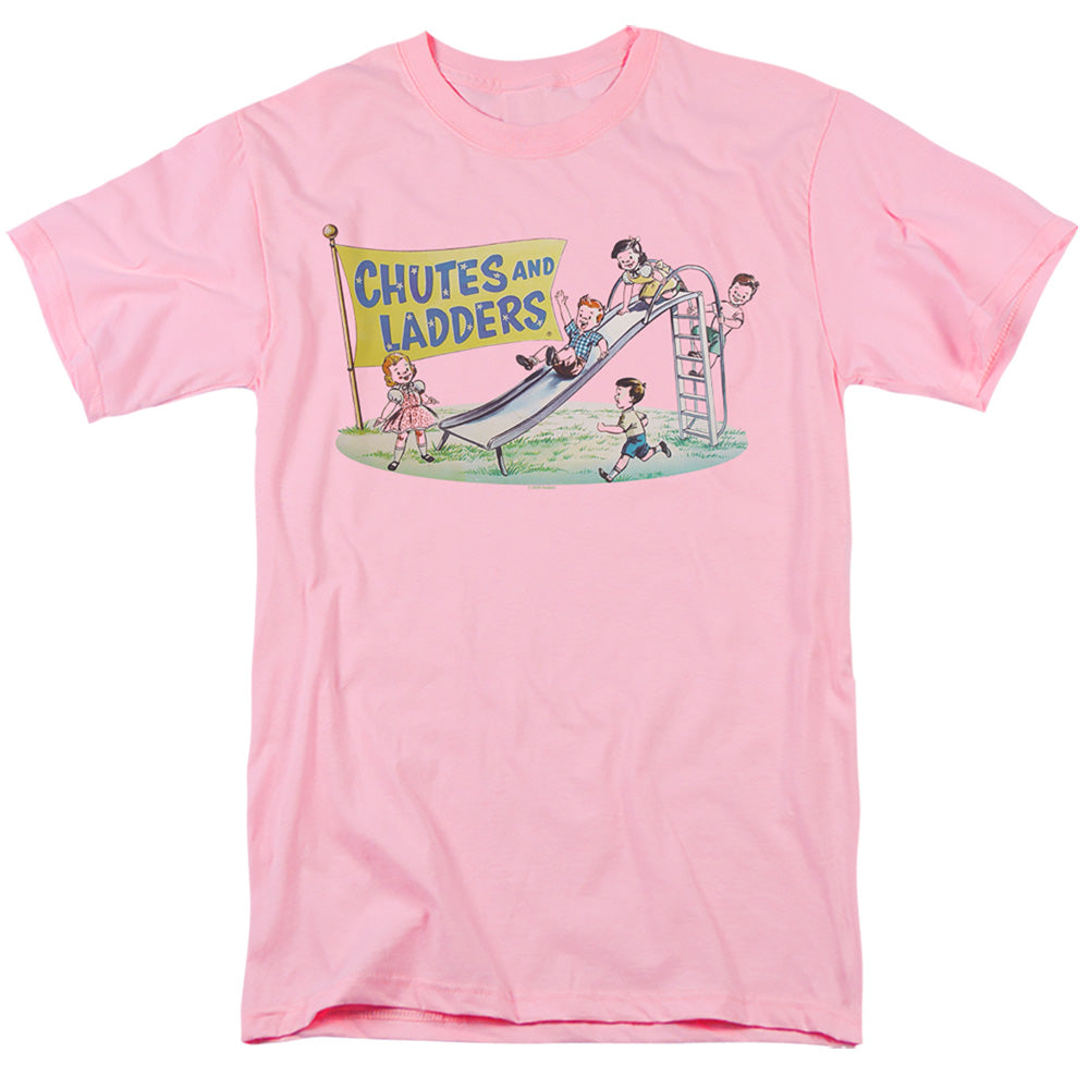 Chutes And Ladders™ Game Shirt - Officially Licensed - Old School - Adult Unisex Short Sleeve T-Shirt